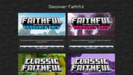 Faithful offers multiple resolutions for different hardware setups running Minecraft (Image via Faithfulpack.net)